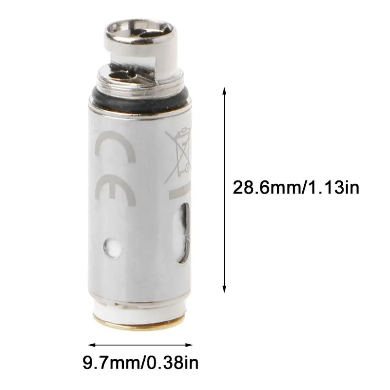 

5 Pcs/Lot Replacement Atomizer Coil Head Starter Vaporizer Mod for Aspire Breeze 1 Coils 0.6 Ohm 1.2 Ohm