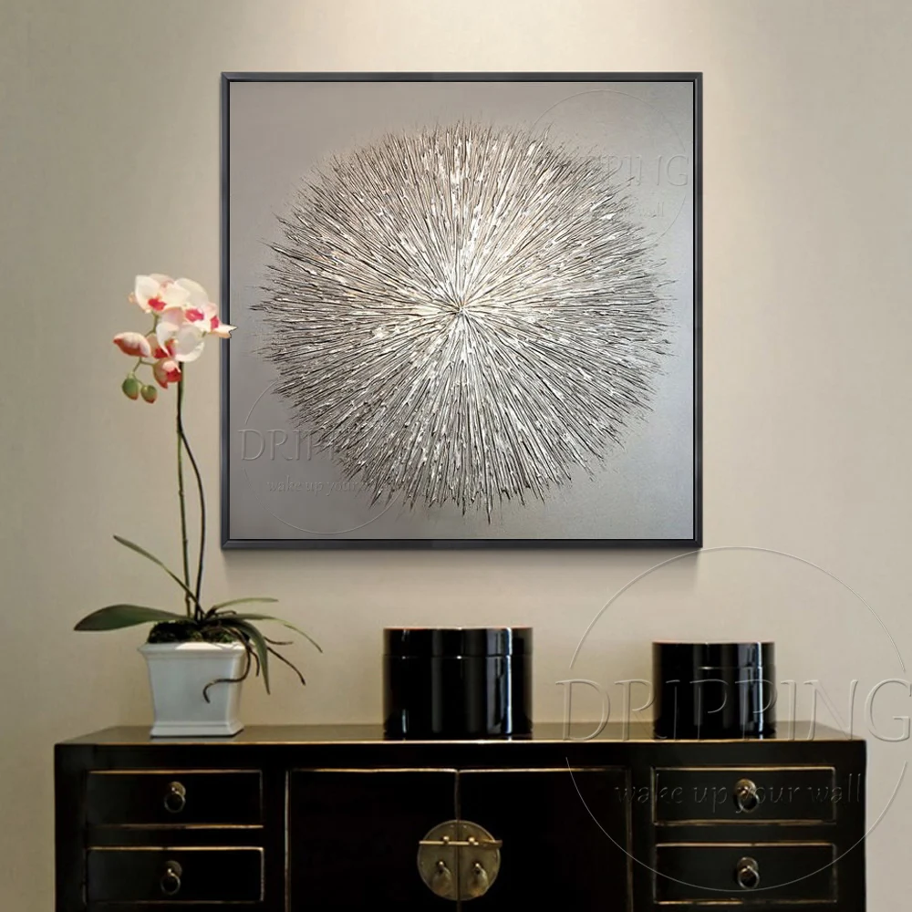 Профессиональный художник ручная роспись толстый текстурированный Белый