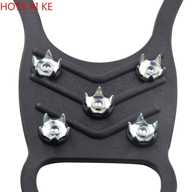 

Hot Anti-skid Shoe Spikes Crampon Anti-ice On Shoes Snow Hiking Anti Slip Camping Walking Grip Climbing Ice Crampon Ice Drifts