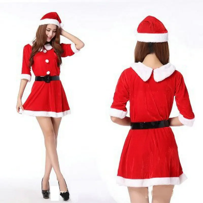 

Hot Sales Sexy underwear christmas girl short skirt European and American sexy christmas clothes Cosplay Sexy Uniform Temptation