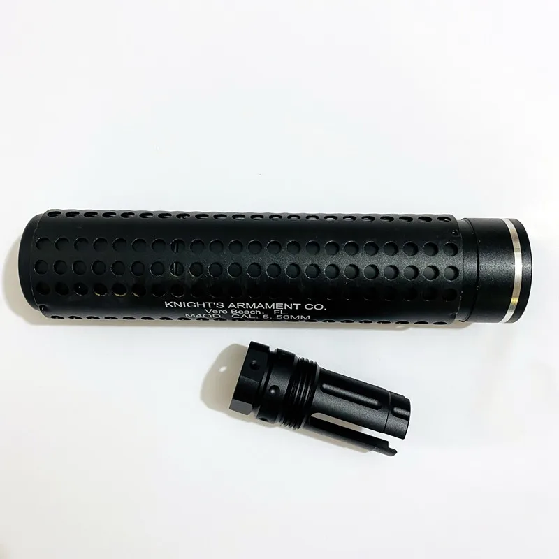 

Новинка KAC 19 мм прямой M4QD звуковой манекен для супрессии гелевый бластер страйкбольный быстросъемный легкий вес алюминиевая Шестерня для с...