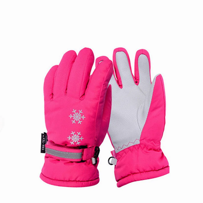 FAVSPORTS зимние профессиональные лыжные перчатки для девочек и мальчиков