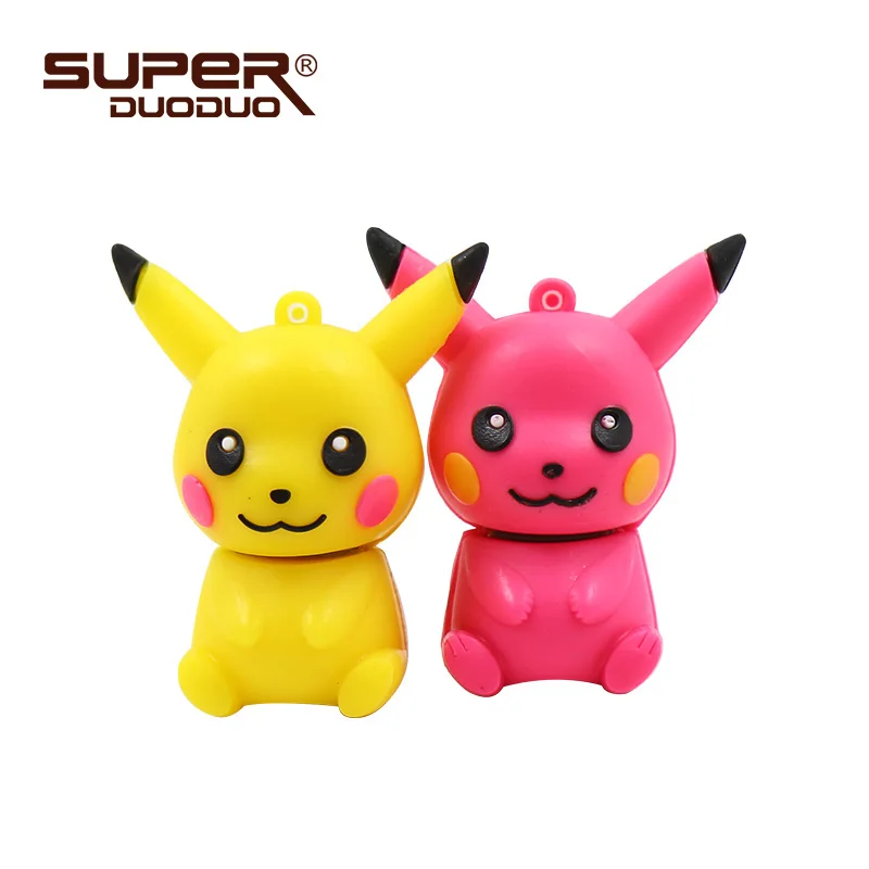 Usb флеш-накопитель 128 ГБ шариковая ручка эльфа 64 Гб pokemon Pikachu pendrive 32 ГБ 16 ГБ 8 ГБ 4 ГБ usb memory stick usb 2,0