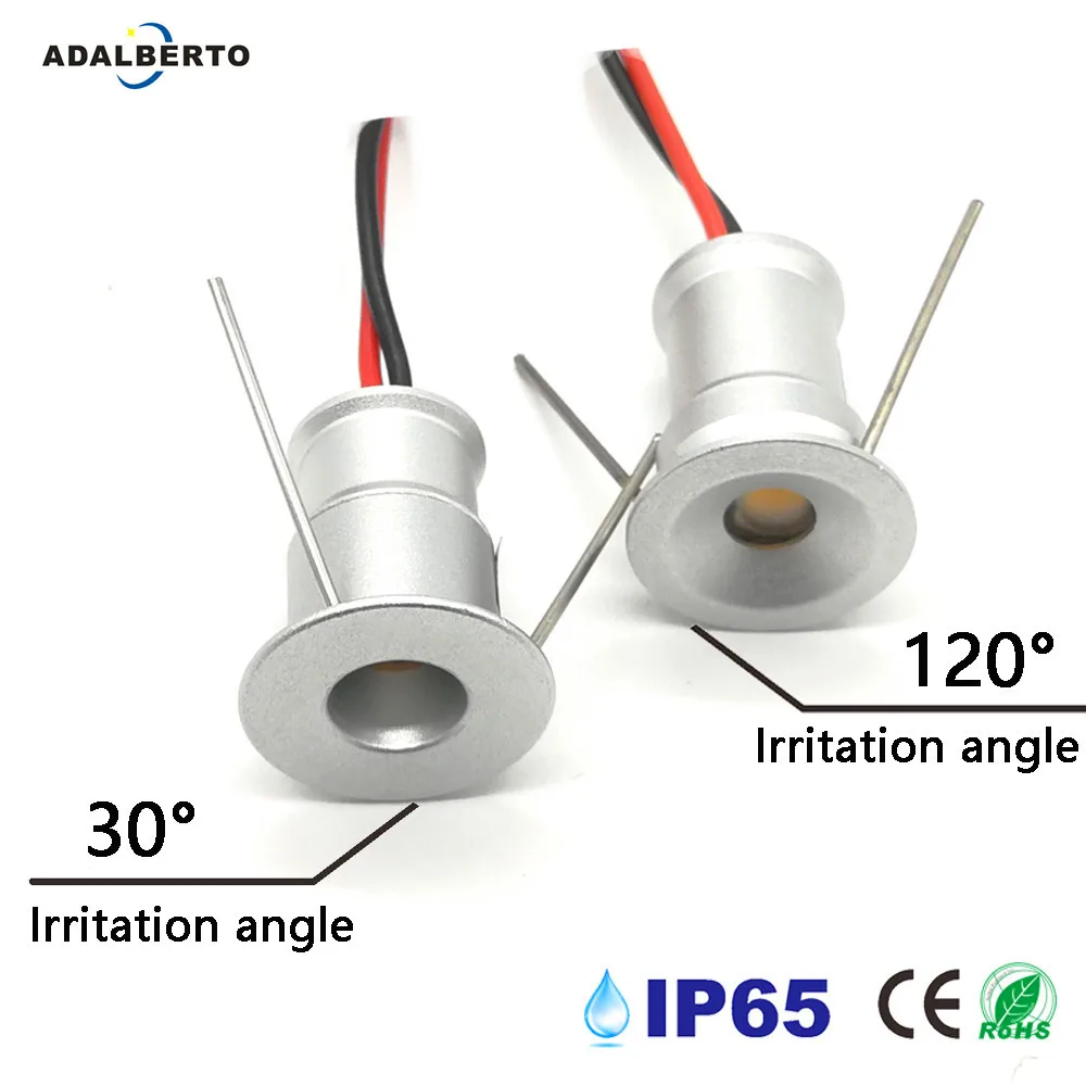 Точечный миниатюрный светильник IP65 Светодиодные лампы 12 В с драйвером IP67