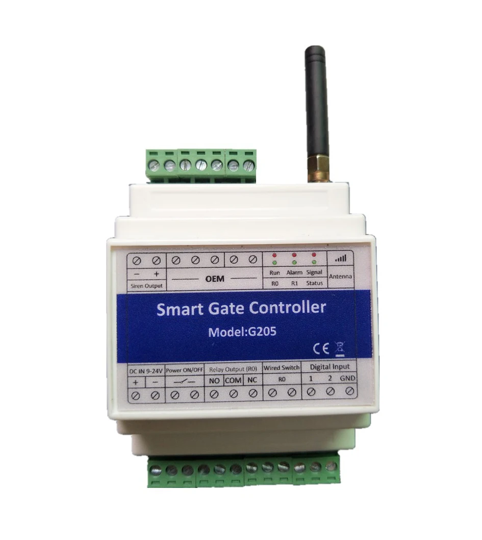 

Gate Opener G205 By Mobile Phone Door Opener Wireless Remote Switch On Off SMS Alarm GSM 3G Portable Operator