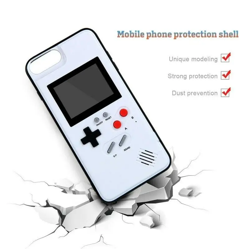 Игровой чехол TIPTOP для iPhone X XS 11 Pro Max 36 в 1 полноцветный дисплей 6 7 8 9 Gameboy | Мобильные