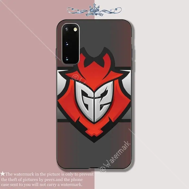 YNDFCNB G2 ESPORTS Роскошный чехол для телефона Samsung Galaxy S 7 8 9 10 20 Plus Ultra Note8 мягкий