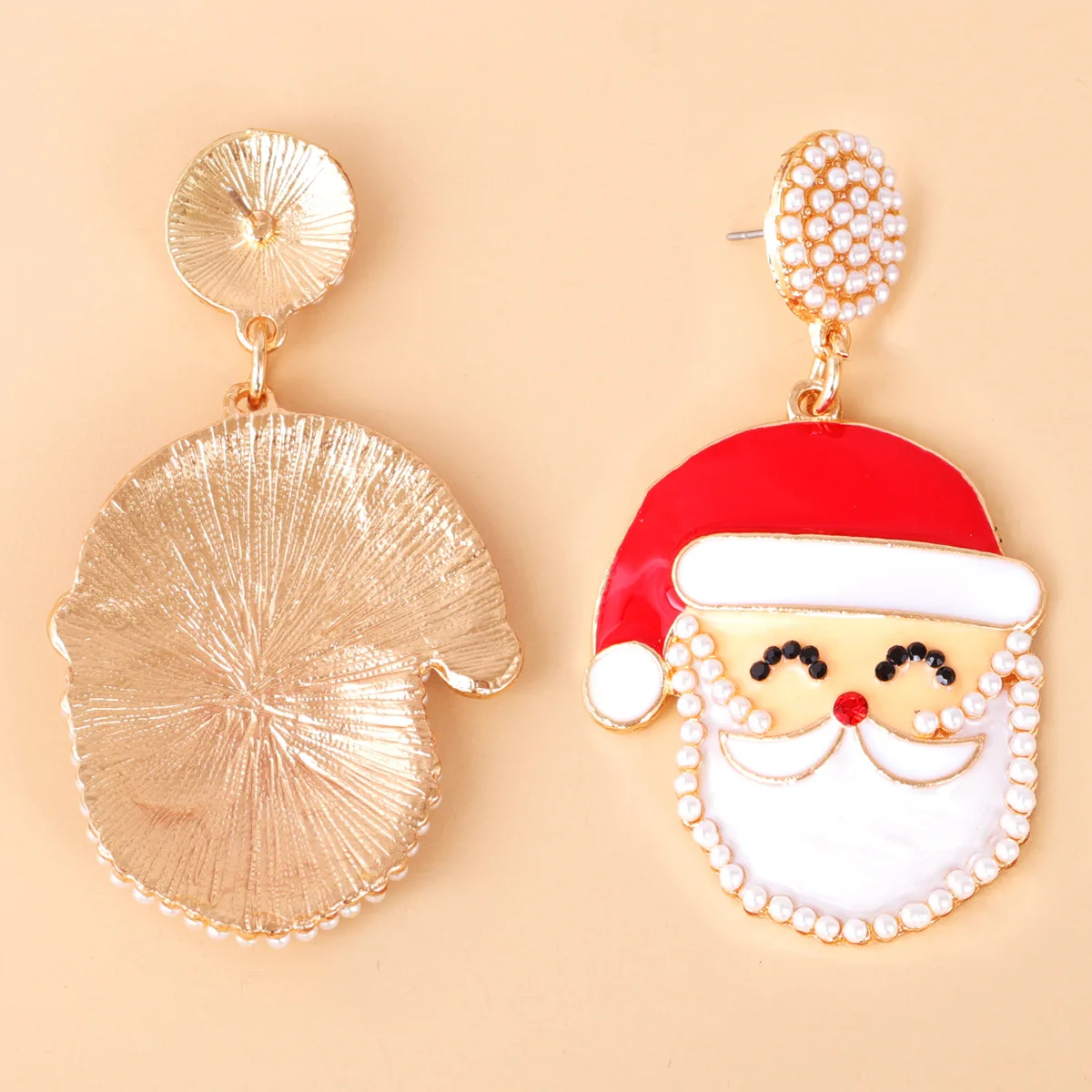 

New Ladies Popular Creative Personality Christmas Fashion Cartoon Cute Elk Snowman Santa Claus Simple Earrings
