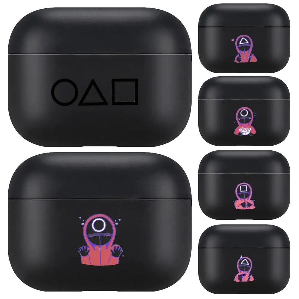 

Squid Gaming Cartoon For Airpods pro 3 case Protective Bluetooth Wireless Earphone Cover for Air Pods airpod case air pod Cases
