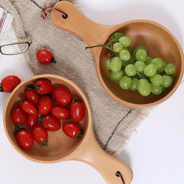 

Multifunction Wooden Bowl Kitchen Necessary Pickle Salad Fruit Platter Creative Dishes Multi-Purpose Soup Container Accessories
