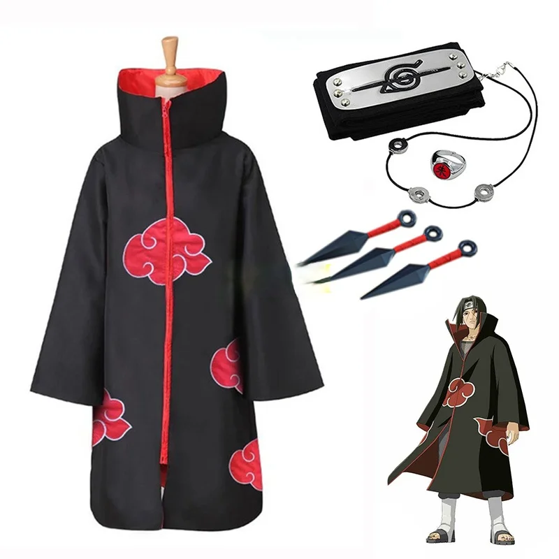 Костюм для косплея аниме в стиле Харадзюку плащ с кольцом и повязкой на голову