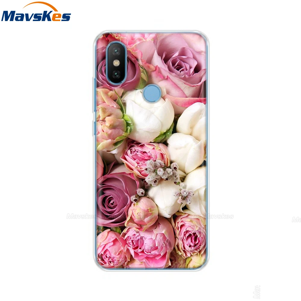 Силиконовый чехол для телефона для Xiaomi mi A2 Lite, чехол с рисунком, мягкая задняя крышка из ТПУ, чехол для телефона для Xiomi mi A2 mi A2 LITE, бампер - Цвет: 46