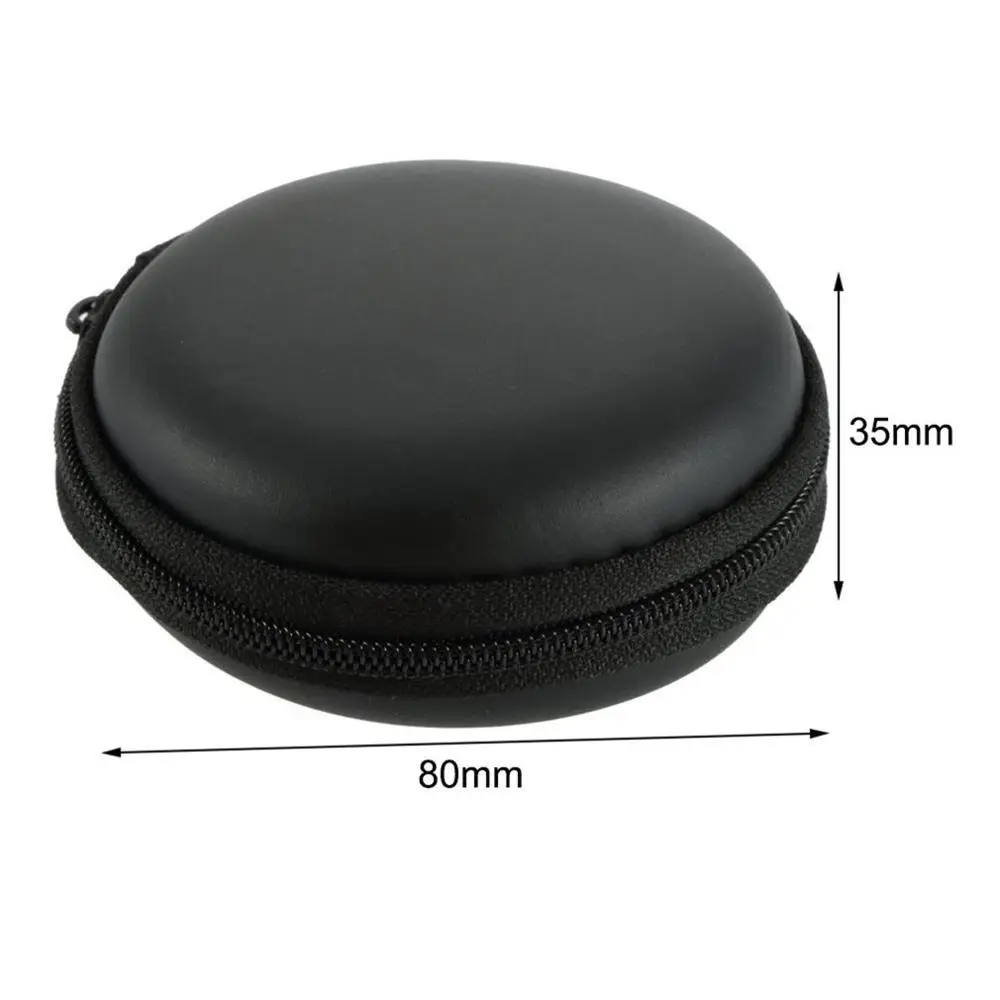 1 convenient and durable EVA black portable carrying hard protective case storage bag for headphones earphone memory card | Электроника