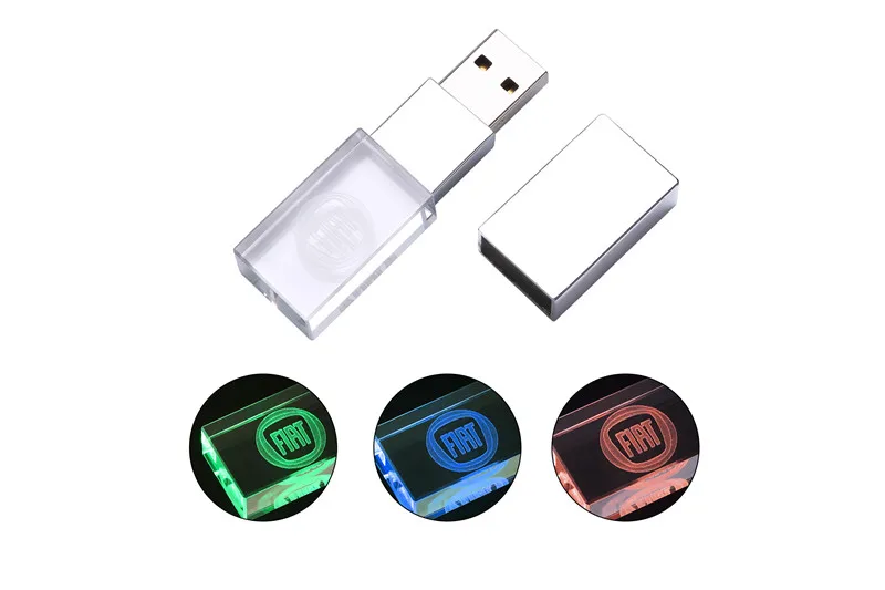 JASTER, fiat crystal+ металлический USB флеш-накопитель, флешка, 4 ГБ, 8 ГБ, 16 ГБ, 32 ГБ, 64 ГБ, внешняя карта памяти, u-диск, USB 2,0