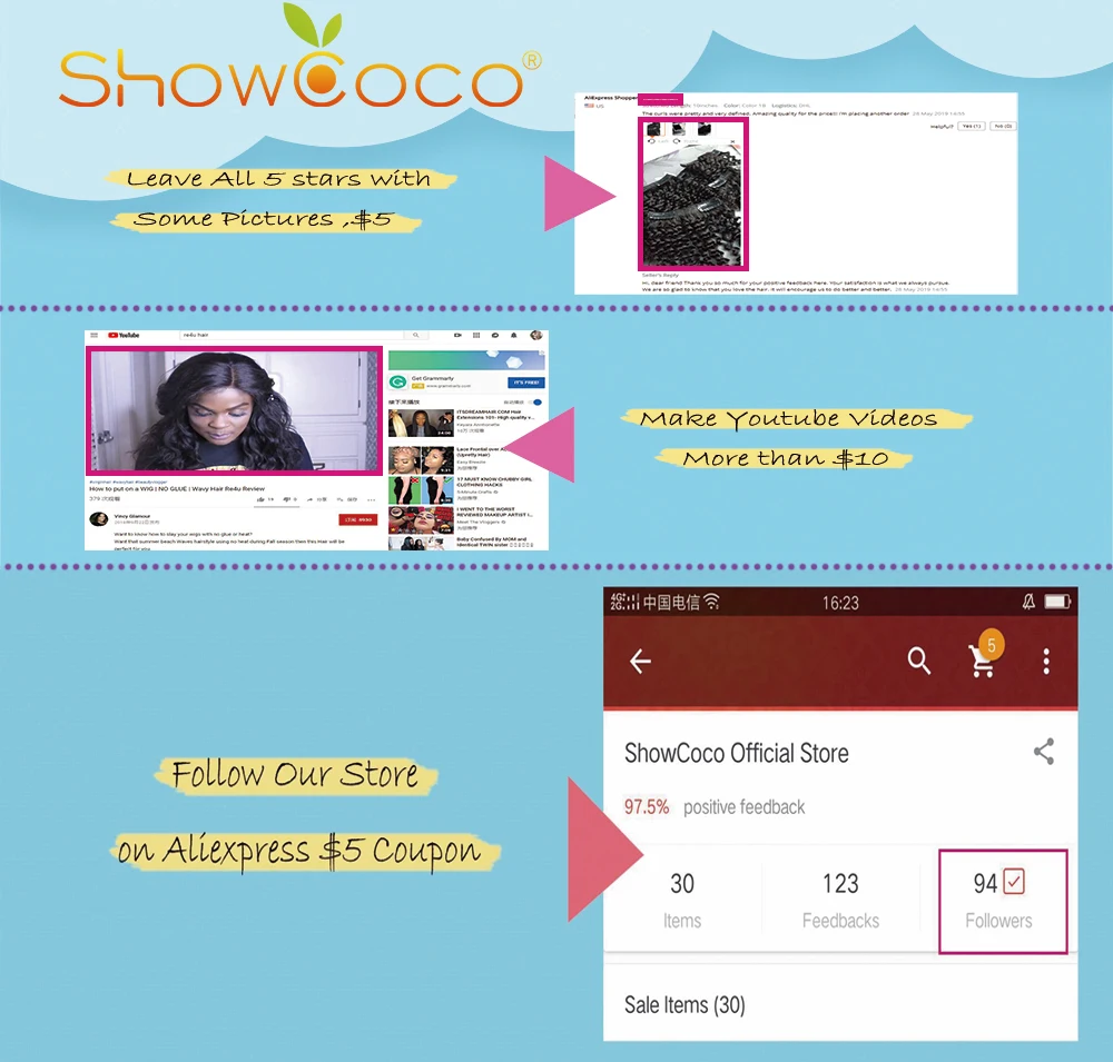 

Clip In Hair Extensions Human Hair Curly Natural T1B/Bug Machine-made Remy Hair Clip In 10-24 Inch ShowCoco Clip In Extensions