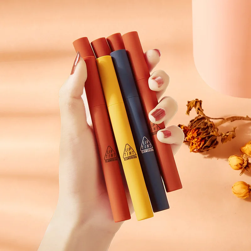 1 шт. бархатный матовый блеск для губ стойкий водонепроницаемый красный макияж