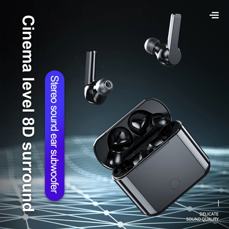 Беспроводные наушники A12 TWS Bluetooth 6D HD 5 0 гарнитура для режима свободные руки