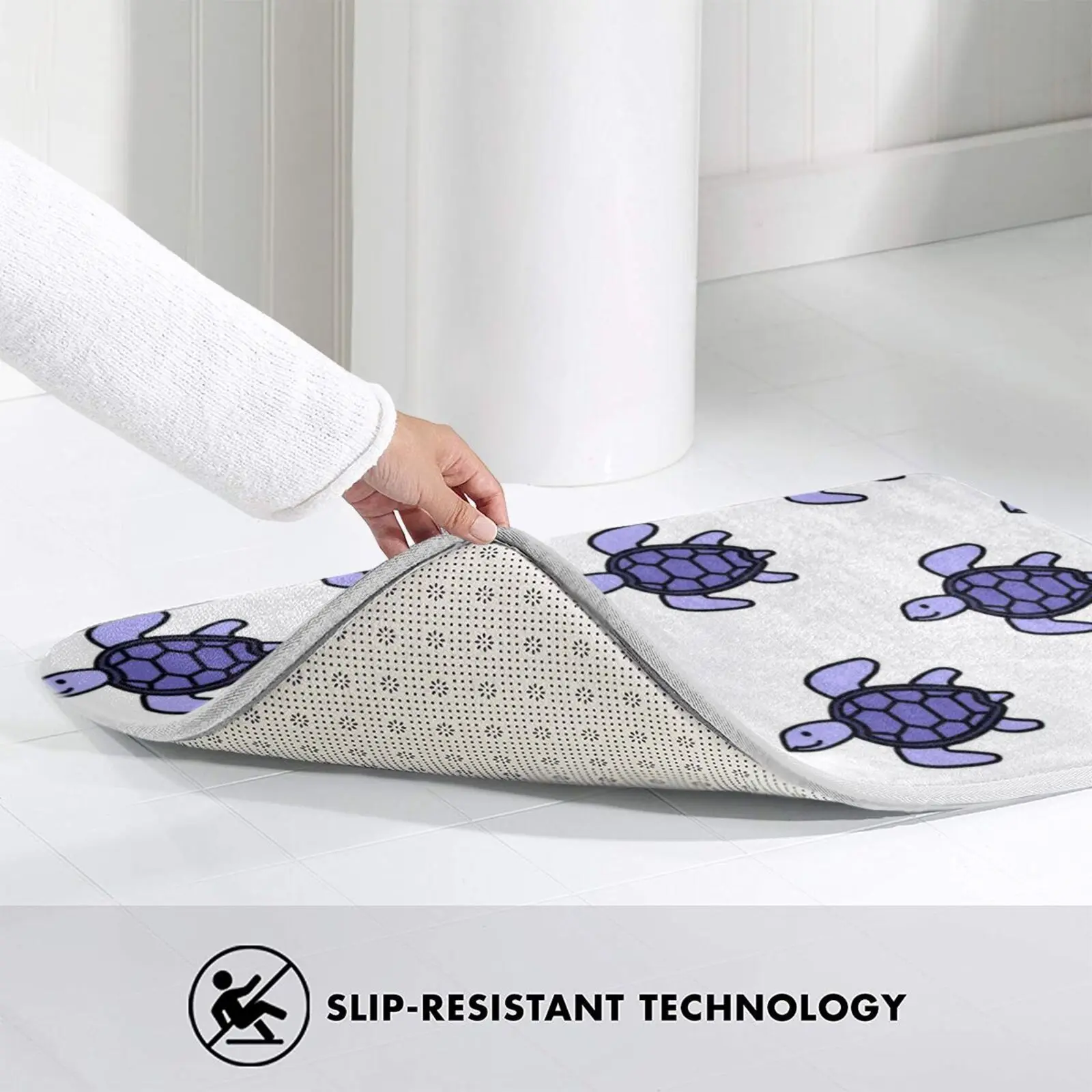 

Purple Turtle! Carpet Mat Rug Cushion Soft Sea Turtle Vsco Asthetic Turtle Tortoise Purple Purple Asthetic