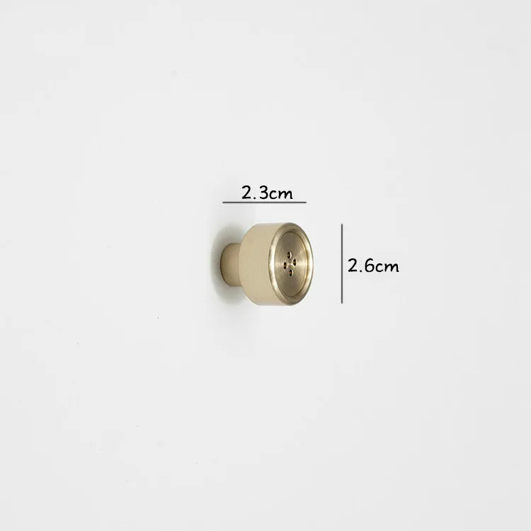 1 шт. латунная ручка простые креативные золотые чистые медные ящики для шкафа