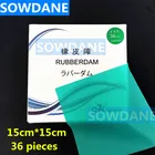 Стоматологические гигиенические материалы для отбеливания зубов, из натурального латекса, 15 х15 см, 1 коробка, 36 шт.