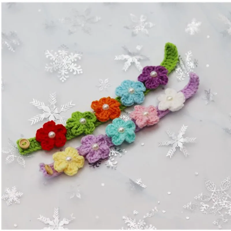 

Милые ручная работа, шерстяная вязаная любимчика комбинезоны с нагрудниками с жемчужным воротником и изображением кота, мягкие шерстяные к...