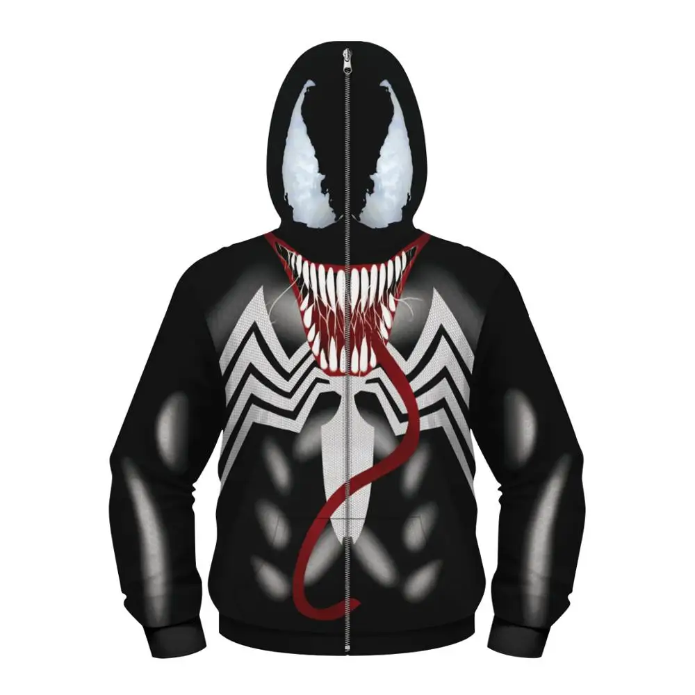 The Avengers Kids Jacket Cosplay Captain America Boys jacket Spiderman Hooded Zipper Sweater Iron Man Boys Coat Kid Clothes