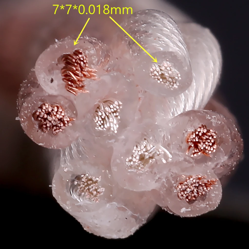 

HPC-003 HiFi Hi-end Top class Headphone Earphone Cable double colour customized pure sliver 4N 99.99% OFC Copper