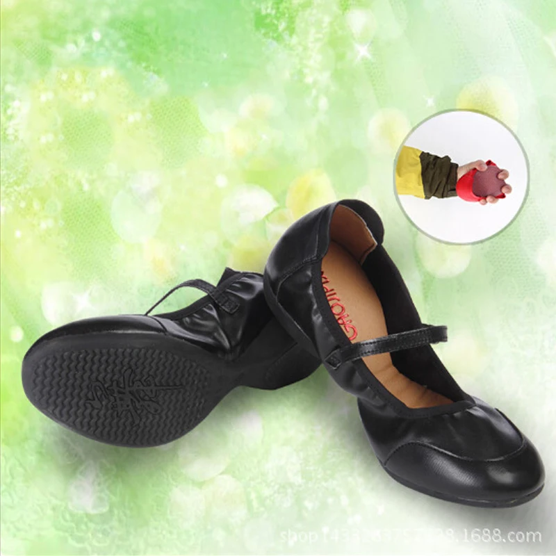 Женские кожаные балетные танцевальные туфли Женская/Женская обувь для джаза