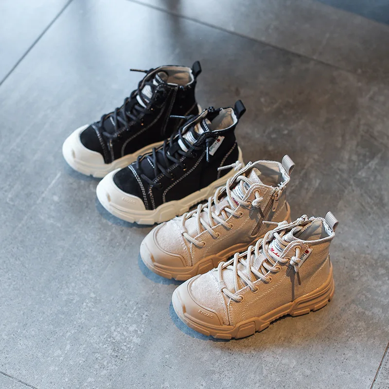 Новые осенние детские ботинки Martin Ботильоны для маленьких девочек Детская