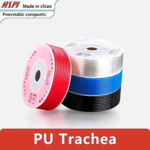 10M/Lot PU Pipe 4 * 2.5 mm 6 * 4 mm 8 * 5 mm 10 * 6.5 mm 12 * 8 14 * 10 16 * 12 mm Air Tube Hose For Compressor Pneumatic Hoses
