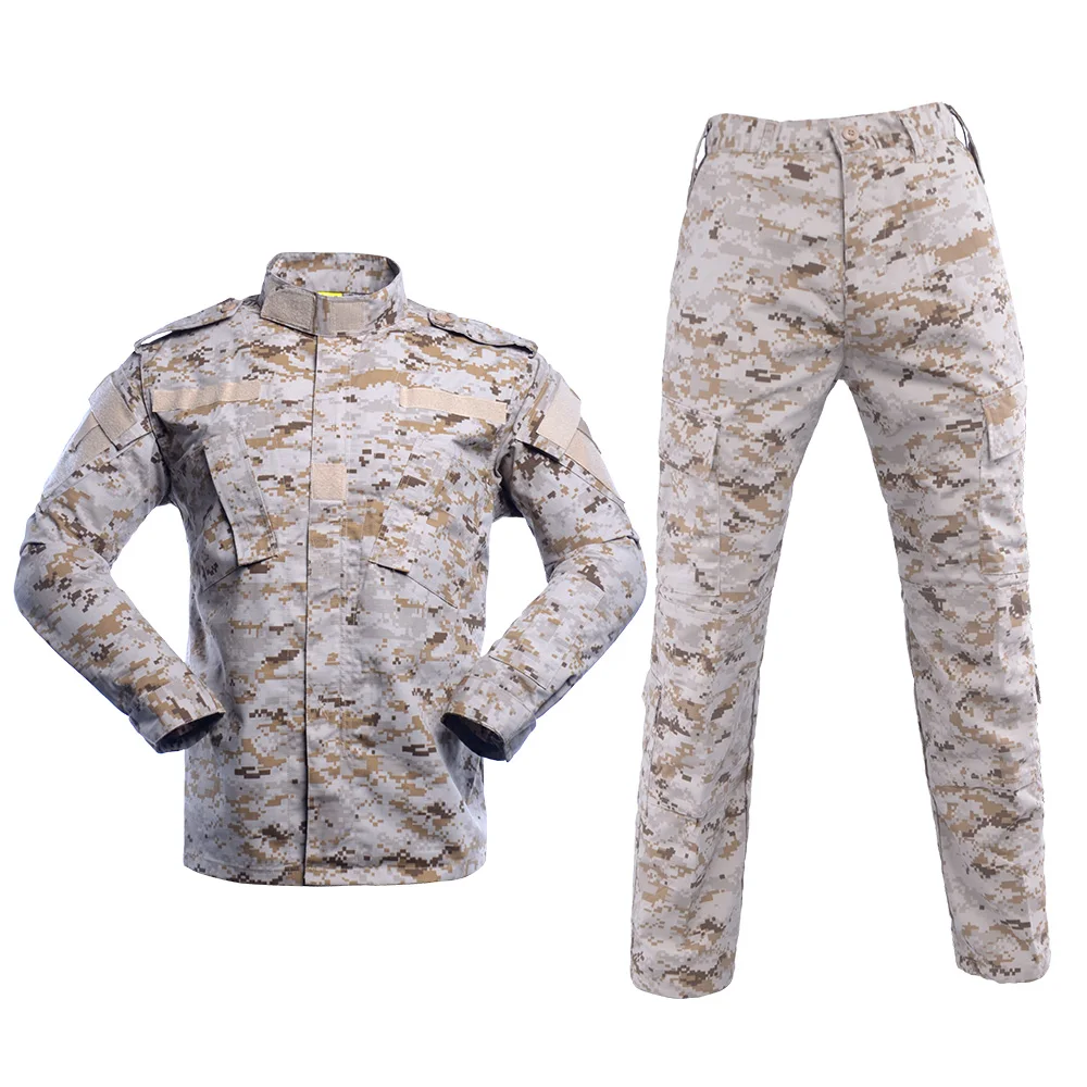 

ACU Saudi Arabia Tactical Uniforms Men RipStop Assault Army Combat Suit Sets Airsoft Paintball Military Use Traning CS Game Wear