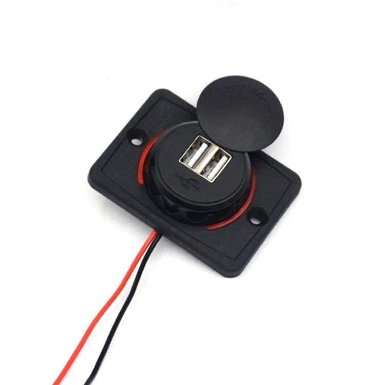 Легкая установка двойное зарядное устройство USB розетка водонепроницаемая