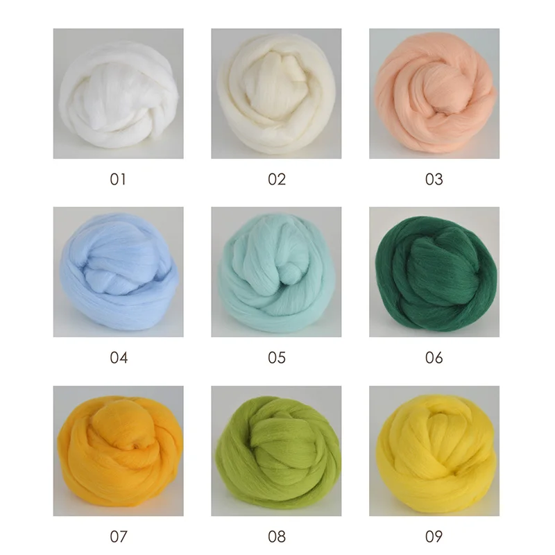 2 м/шар Шерсть ровинг шерстяная пряжа тканая для ткачества гобеленов влажного