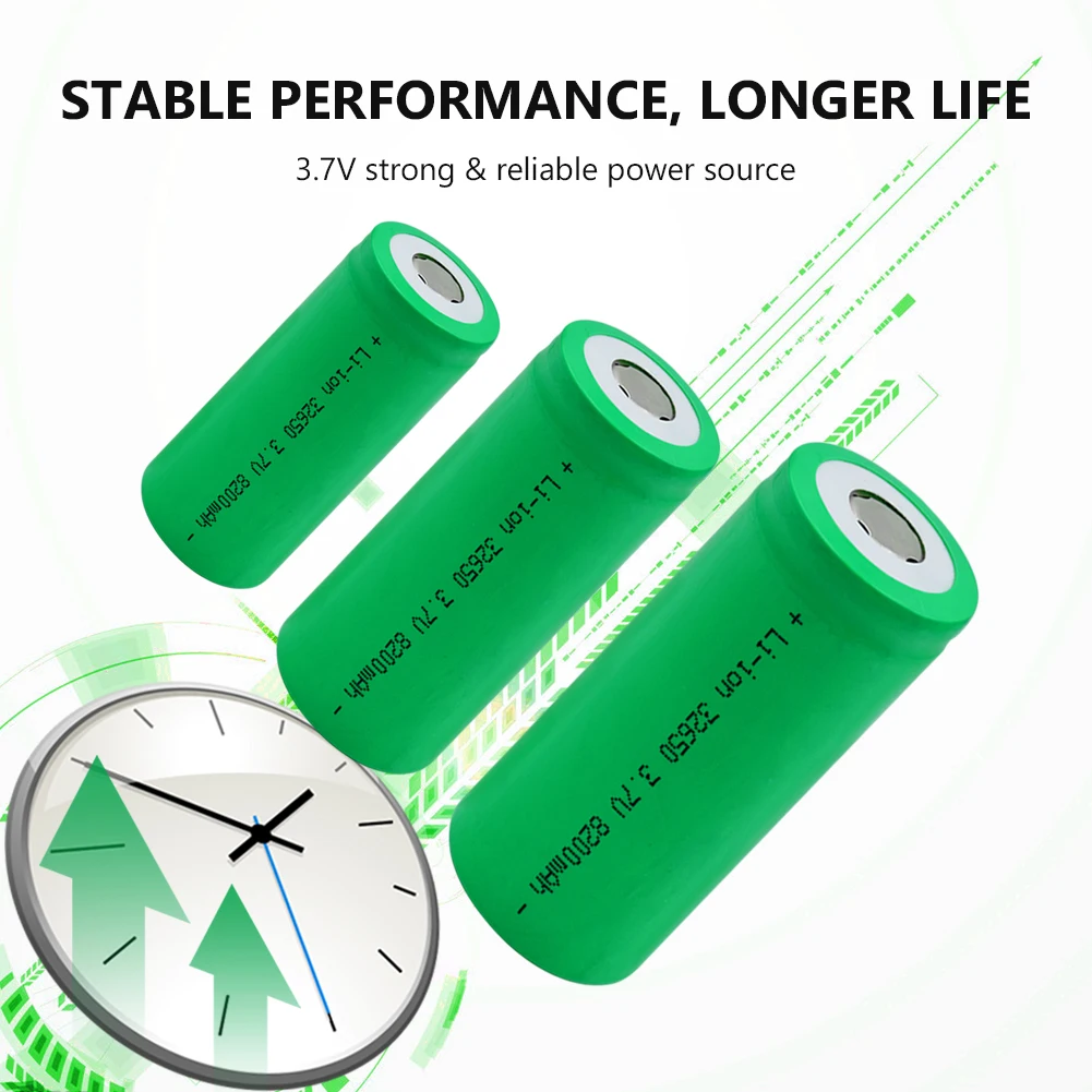 3 7 v 8200mAh литий ионная аккумуляторная батарея 32650 батареи тока для резервного