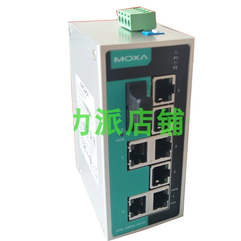 

New Original Spot Photo For MOXA EDS-208A-M-ST 8-Port Unmanaged Industrial Ethernet Switch