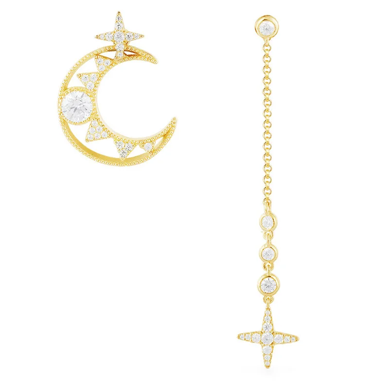 

Женские серьги из серебра 925 пробы, с фианитом