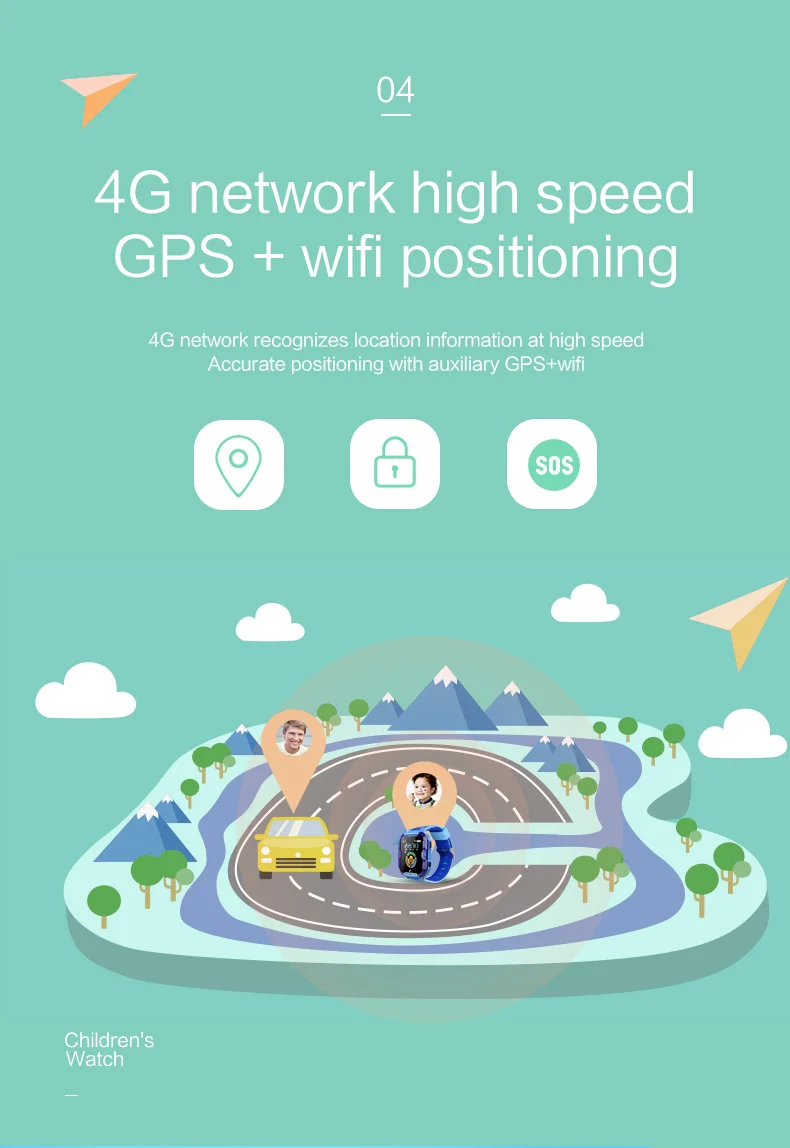 IP67 водонепроницаемый смарт 4G Удаленная камера gps Wi-Fi Дети Студенты Наручные часы SOS видео вызов монитор трекер местоположение часы