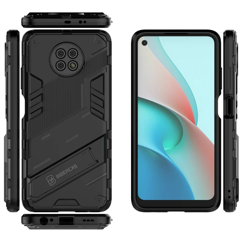 phone holder case for xiaomi redmi note 9t 5g case bumper hard armor full cover for redmi note 9t case for redmi note 9t 6 53 free global shipping