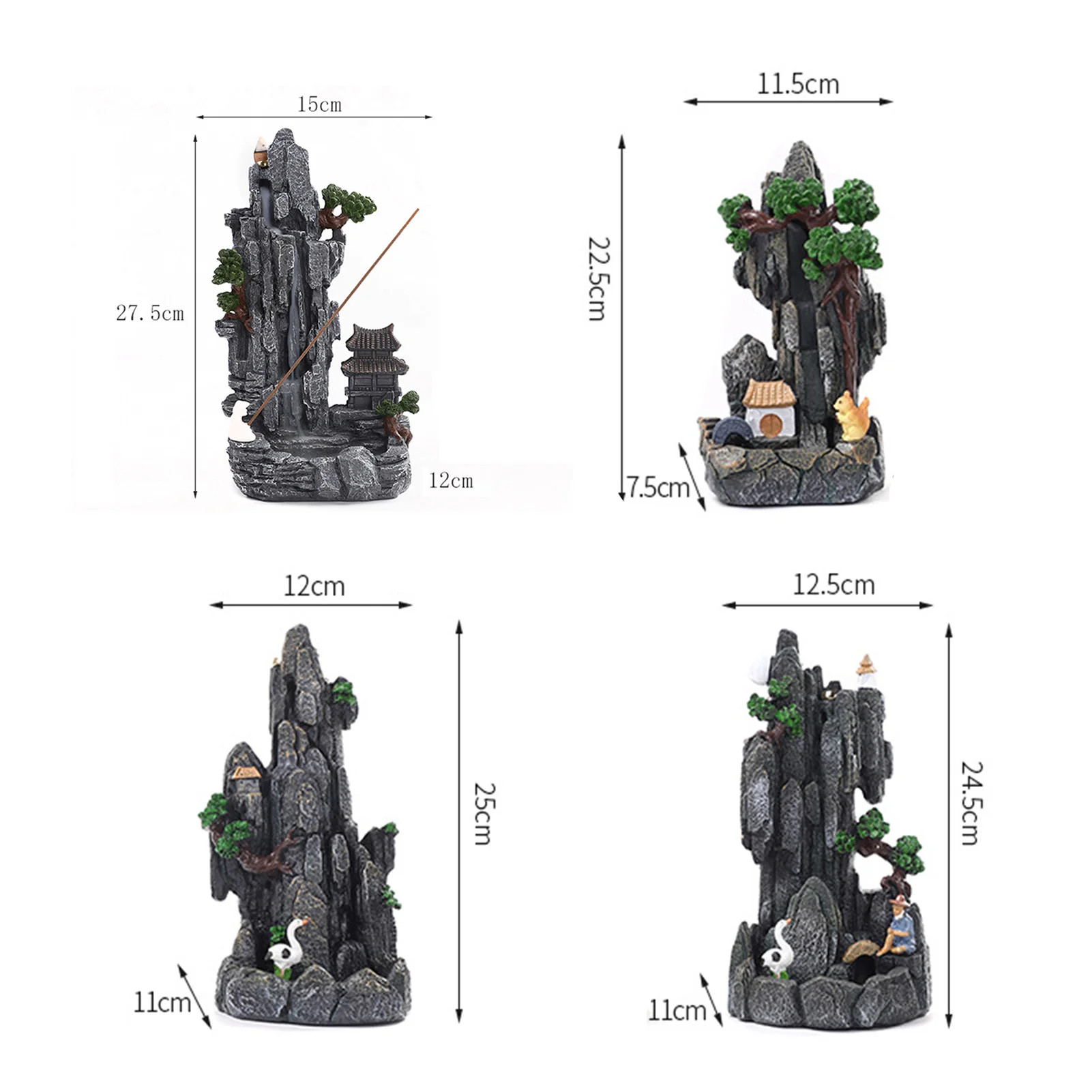 Гора для благовоний ароматическая курильница подставка горелка дома и офиса