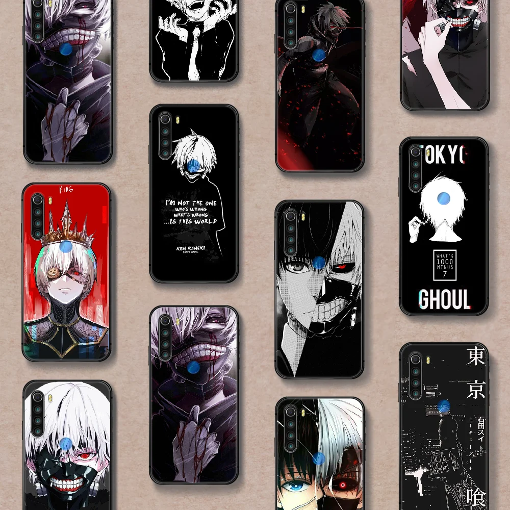 

Tokyo Ghoul anime Phone Case Cover Hull For XIAOMI Redmi 7 7a 8 8a 9 9a NOTE 6 7 8 8t 9 9s Pro Max 4X black Funda Fashion Coque