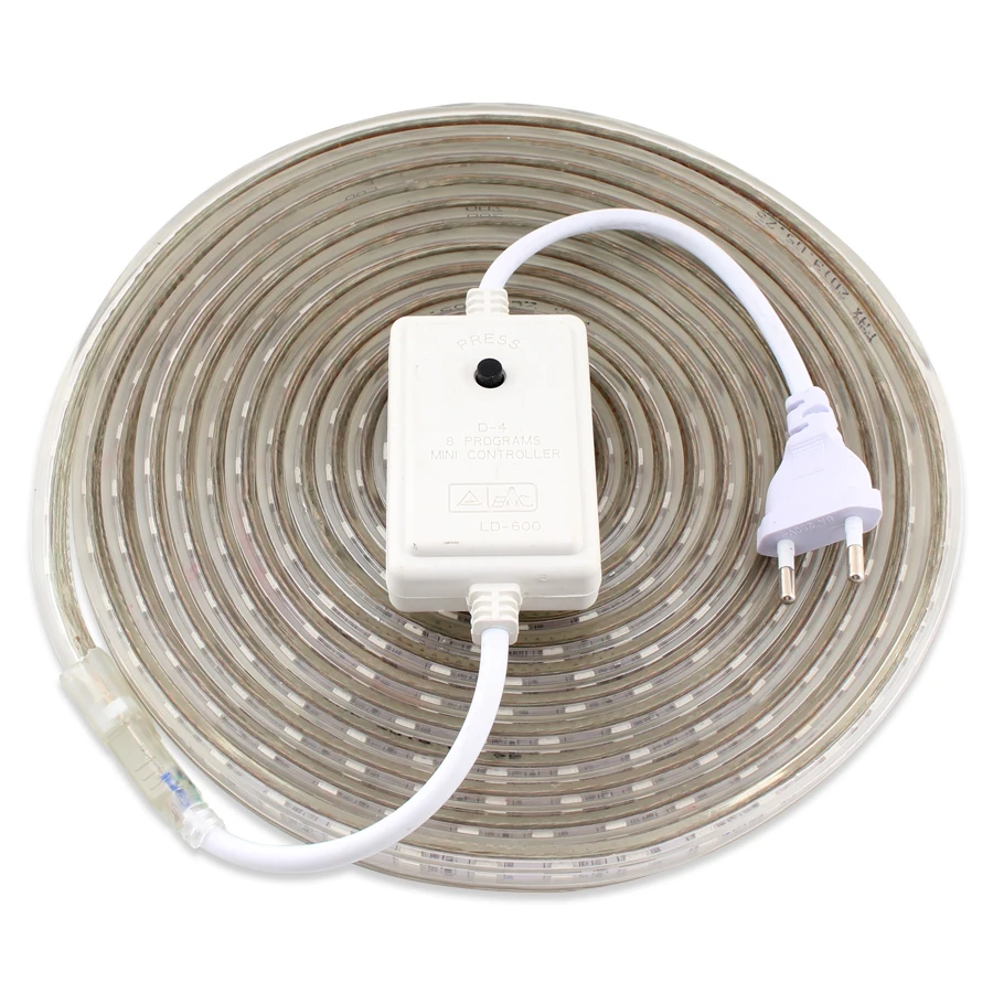 Лента светодиодная Водонепроницаемая с регулируемой яркостью 220 В 60