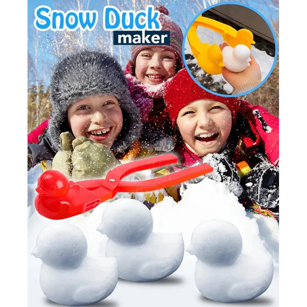 4 шт. Снежный снежок производитель клипса в форме животного снег Песок Плесень