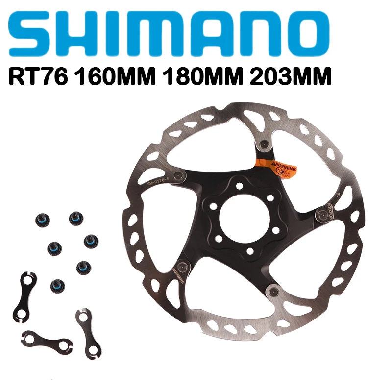 Shimano SLX SM RT76 диск тормозной осевой центр 6 болтов 160 180 мм 203 MTB велосипеда ротора