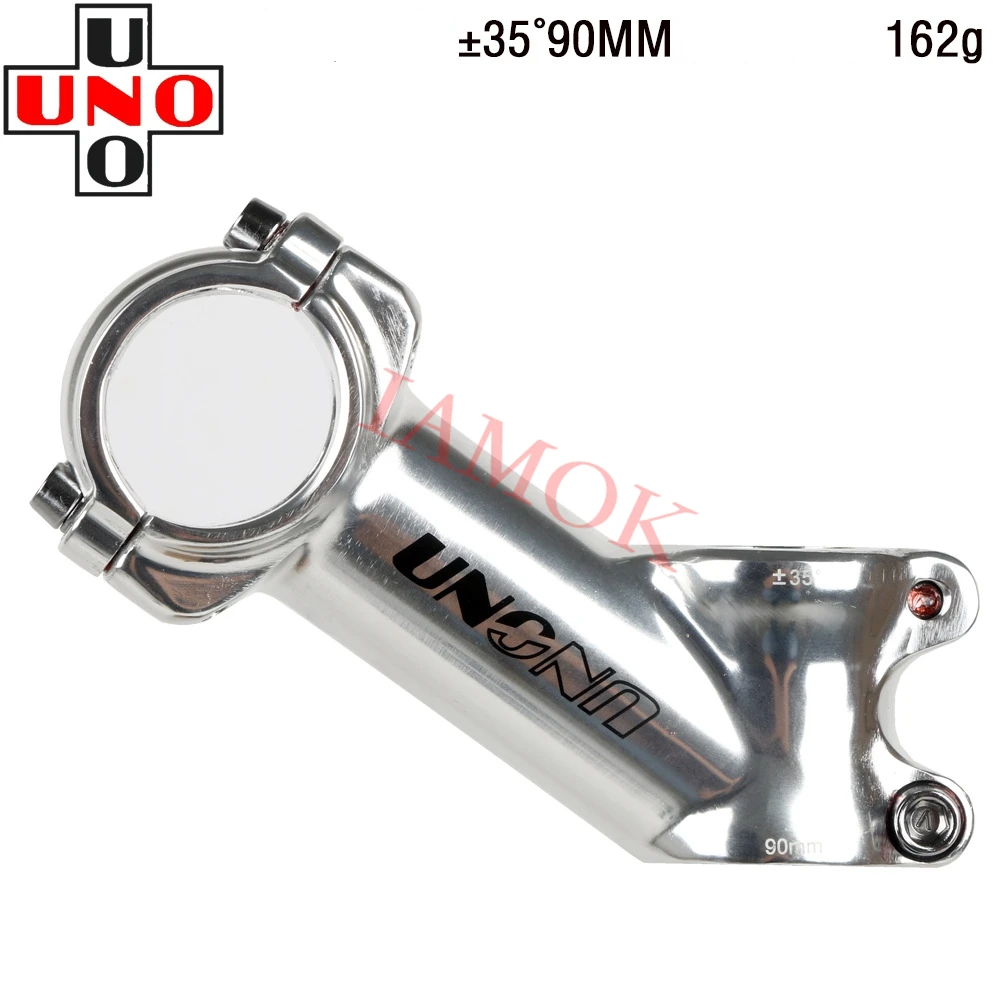 

UNO AS021 Road Bicycle Stem 35 Degree 70/90/110mm Iamok Bike Parts 31.8x28.6mm Stems