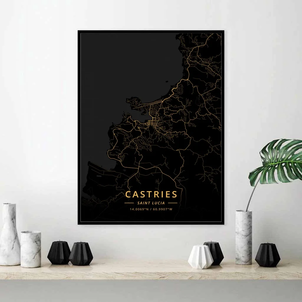 

Castries Saint Lucia Poster