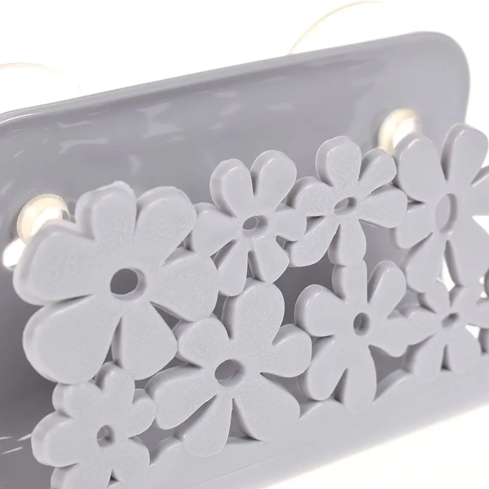 

Flower Shape Suction Cup Sink Drain Rack Sponge Holder Soap Rack Kitchen Sink Drainer Rack Kitchen Bathroom Shelf