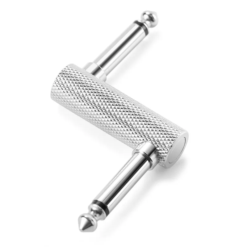 3 шт патч-кабель шнуры для подключения гитары-серебряный Эффект педали | Спорт и