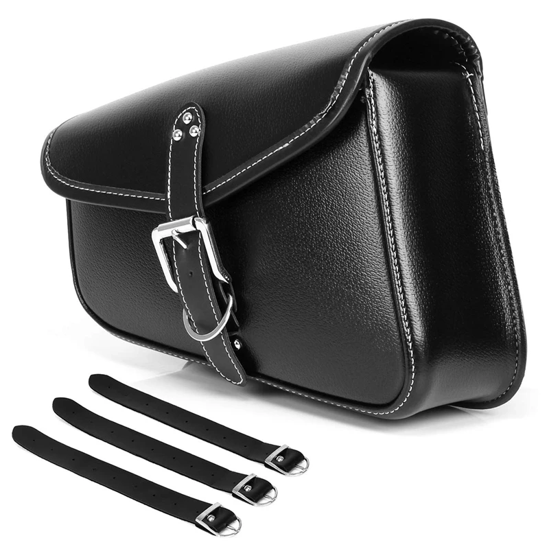 Мотоциклетная сумка для инструментов седельные сумки черная с поворотным