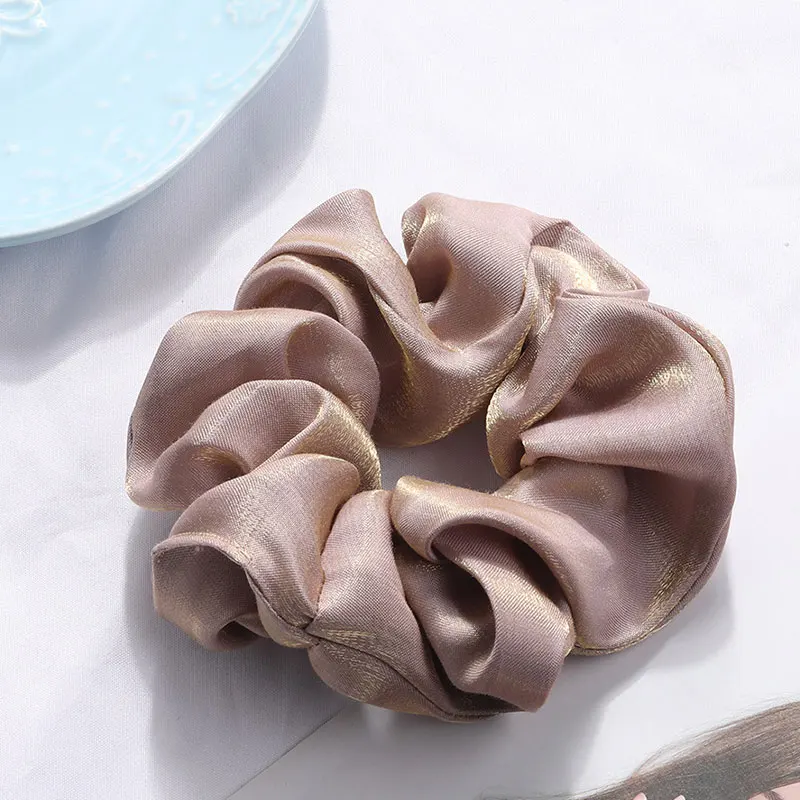 Мягкие шелковистые резинки для волос 20 цветов женщин и девушек эластичная