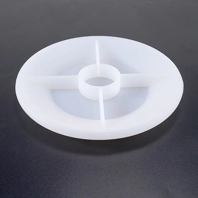

Прозрачная эпоксидная форма «сделай сам», круглые плоские пластины ручной работы, зеркальные пластины, силиконовая форма T84A